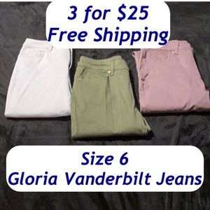 Size 6 Gloria Vanderbilt Amanda 2.0 Slim Fit Jeans